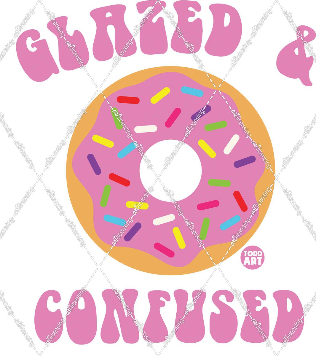 Glazed And Confused Donut