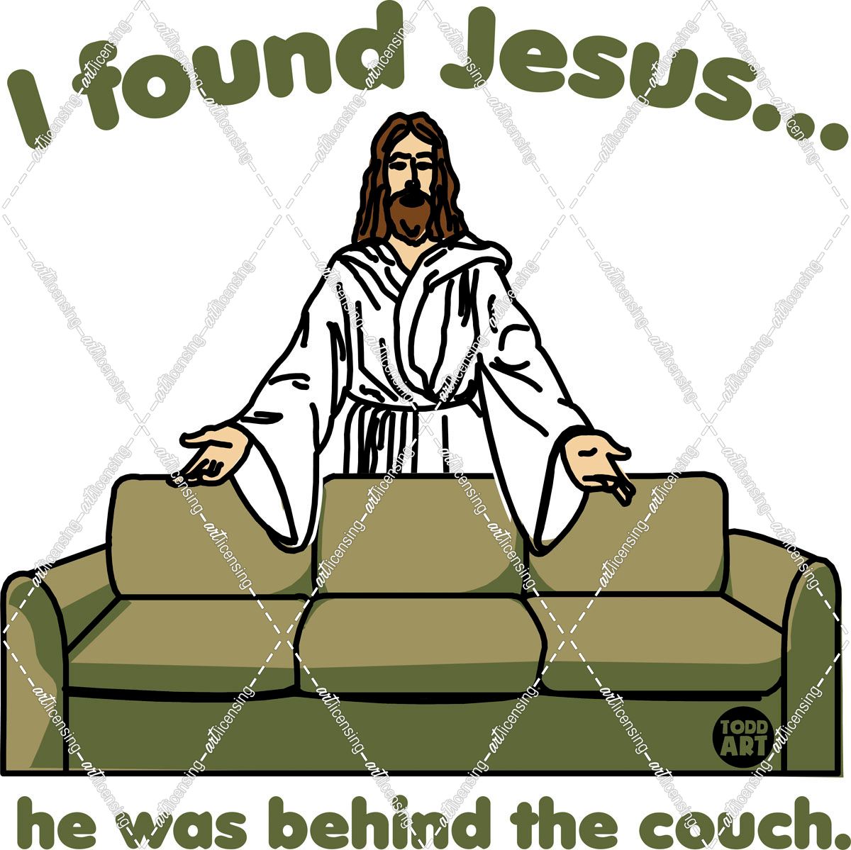 I Found Jesus Behind The Couch