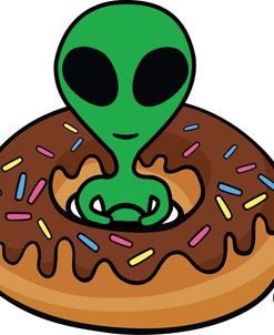 Alien Donut Spaceship