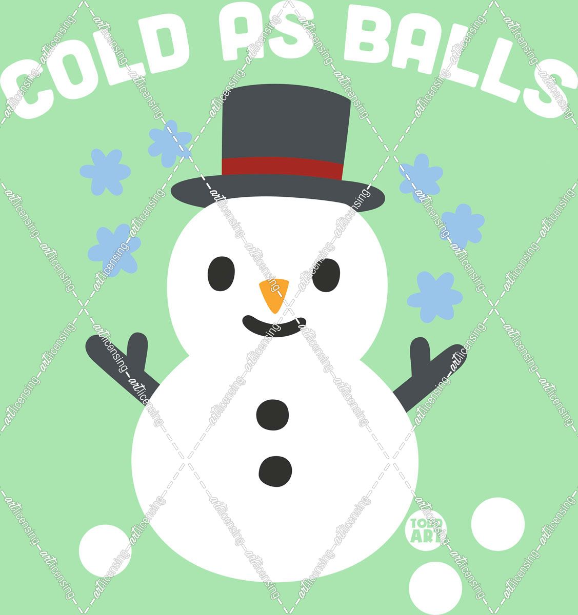 Cold As Balls Snowman
