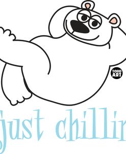 Just Chillin Polar Bear