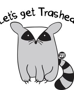 Lets Get Trashed Racoon Cute