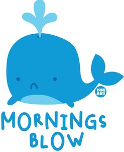 Mornings Blow Whale