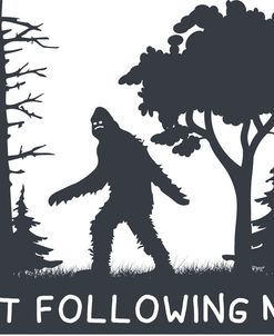 Quit Following Me Bigfoot
