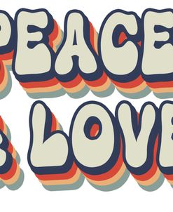 Retro Peace & Love