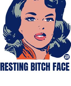 Resting Bitch Face Woman
