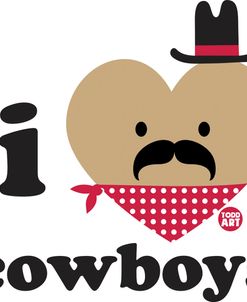 Heart Noggin – I Love Cowboys