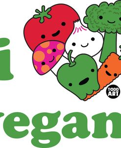 Heart Noggin – I Love Vegans