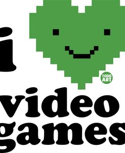 Heart Noggin – I Love Video Games