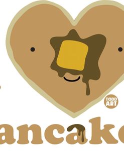 Heart Noggin – I Love Pancakes
