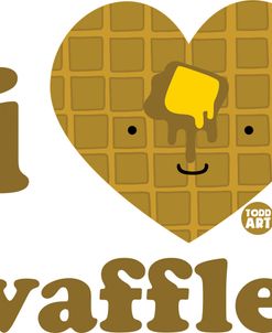 Heart Noggin – I Love Waffles