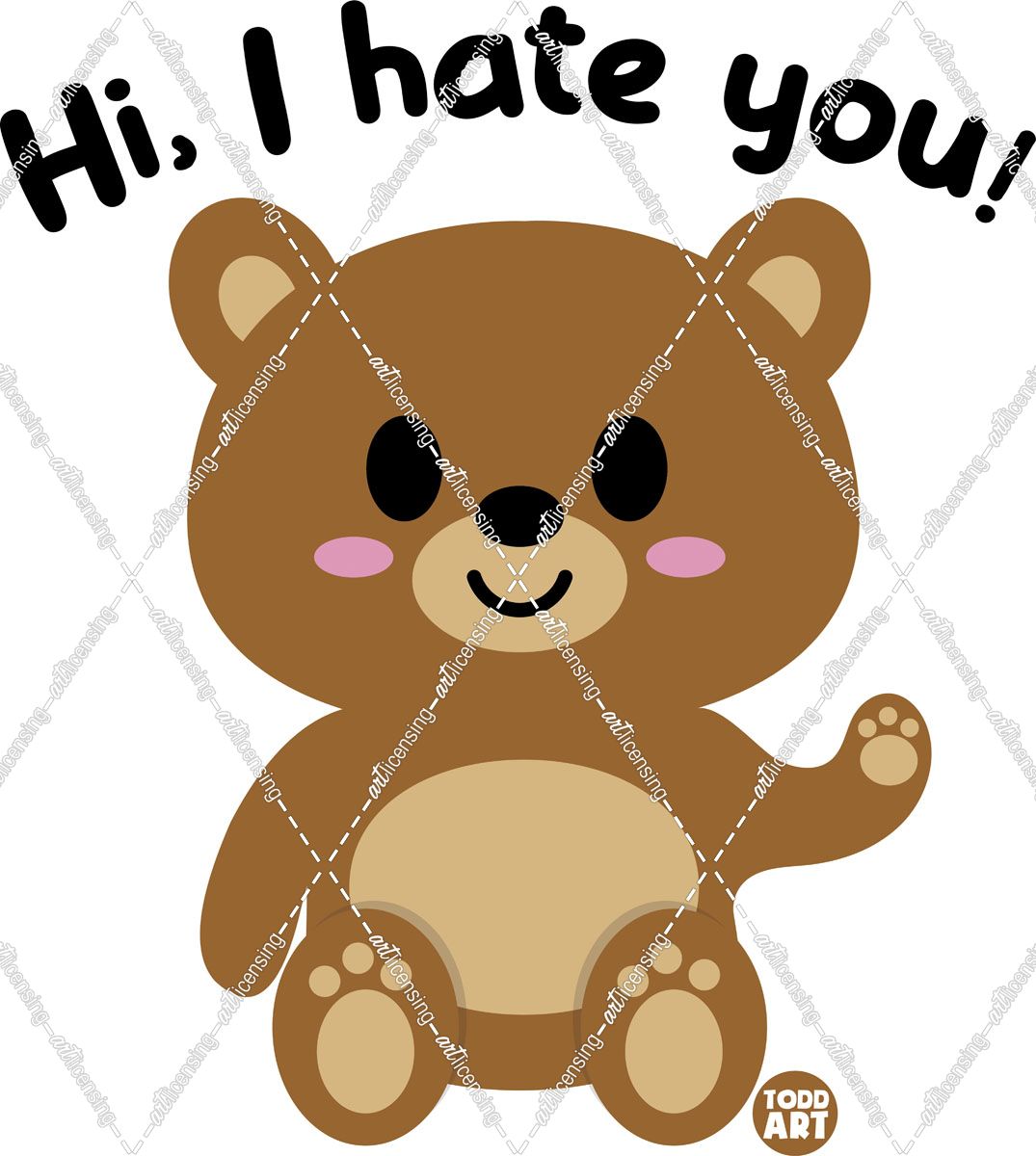 Hi I Hate You Bear