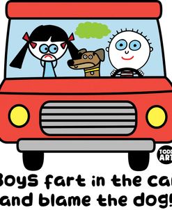 Boys Fart In Car