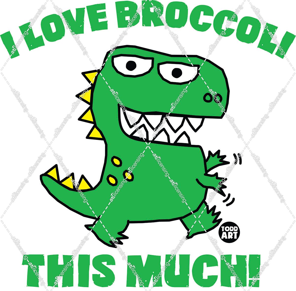 I Love Broccoli This Much