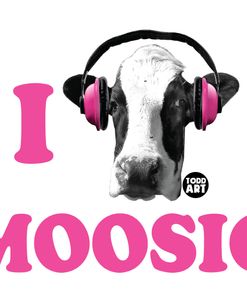 I Love Moosic Cow