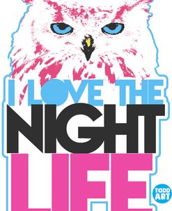 I Love The Night Life Owl