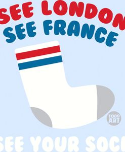 I See London France Socks