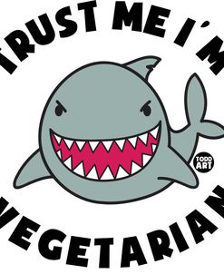 Trust Me Vegetarian Shark