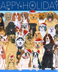 Happy Holidays Dog Group