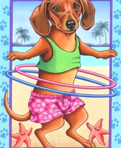 Dachshund Hula Hoop