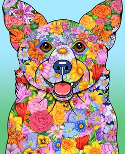 Flowers Corgi