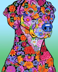 Flowers Doberman