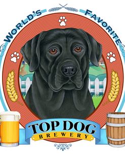 Black Labrador Beer Label