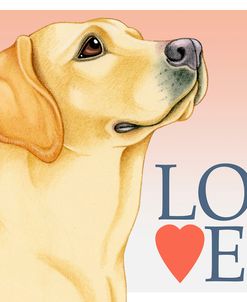 Yellow Labrador Love