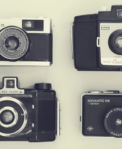 4 Vintage Cameras