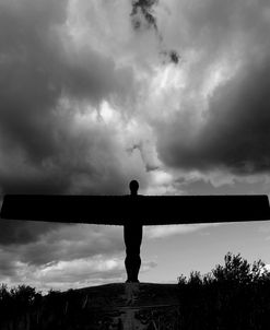 Angel Statue BW