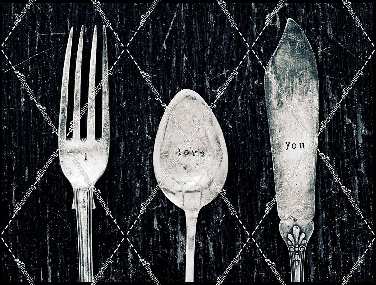 Antique Knife Fork and Spoon