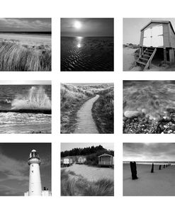 Beach BW Set of 9