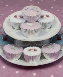 Fairy Cakes on cake Stand