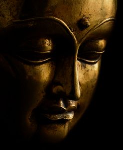 Gold Buddha on Black