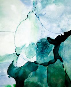 Green Abstract Alcohol Ink