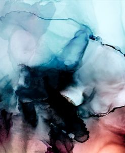 Abstract Blue Pink Alcohol Ink