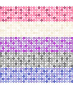 Abstract Circle Gender Fluid Pride Flag