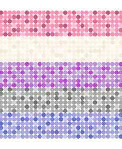 Abstract Circle Gender Fluid Pride Flag