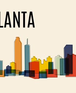 Atlanta Mid Century Modern Cityscape