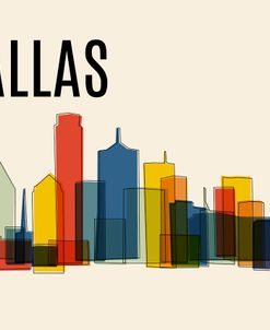 Dallas Mid Century Modern Cityscape