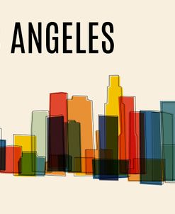Los Angeles Mid Century Modern Cityscape