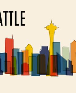 Seattle Mid Century Modern Cityscape