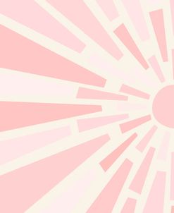 Set of 2 Boho Pink Sun Split Prints A