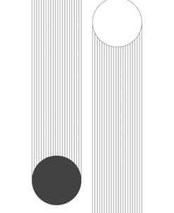 Black and White Modern Minimalist Geometric B