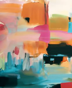 Bold Colorful Abstract Painting