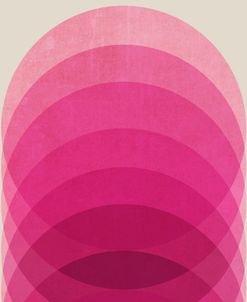 Cool Hot Pink Abstract Circle
