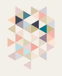 Pastel Neutral Scandinavian Triangles