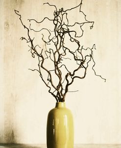 Twigs in Yellow Vintage Style