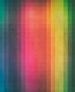 Unique Abstract Rainbow Pixel