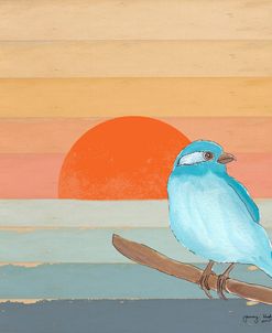 Blue Bird By Water